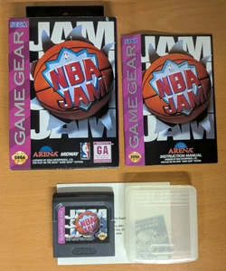 COMPLETO NBA Jam SEGA GAME GEAR Baloncesto CIB Manual JUEGO Pestaña Colgante PROBADO - Imagen 1 de 8