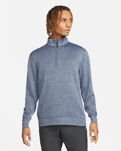 Size 3XL-  Nike Men’s Dri-Fit Player Half-Zip Golf Top, OBSIDIASHEN SLATE. - Picture 1 of 5