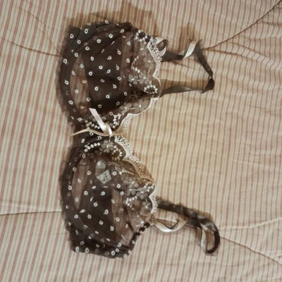 Chantelle Underwire Unlined Balconette Bra Size 36C Brown  - Image 1 of 4