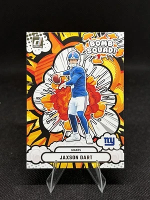 Jaxson Dart 2025 Panini Donruss Bomb Squad Rookie RC #BS-JDT New York Giants - Image 1 of 2