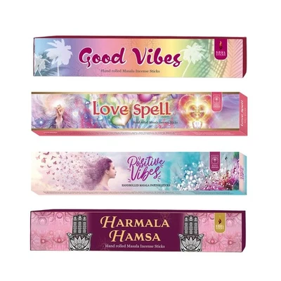 SOUL STICKS Handcrafted Incense Sticks Variety 4 Pack | 100% Natural Masala... - Image 1 of 4