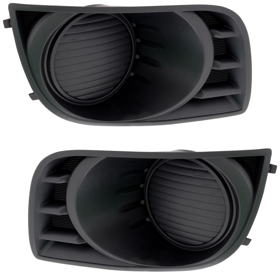 Set of 2 Fog Light Covers Front Driver & Passenger Side Left Right Pair Foto 1 de 4