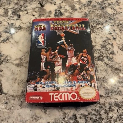 Tecmo NBA Basketball (Nintendo Entertainment System) With box - Image 1 of 2