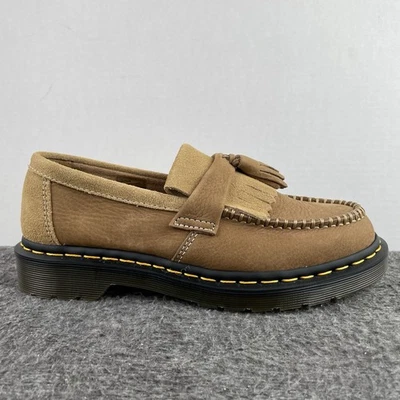 Mocasines Dr. Martens Adrian marrón gamuza y nobuck Kiltie para mujer 7 para hombre 6 NUEVO Foto 1 de 4