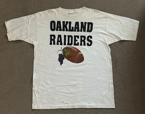 Oakland Raiders T-Shirt 1996 Fan Appreciation Vintage Signed By Willie Brown HOF - Bild 1 von 5