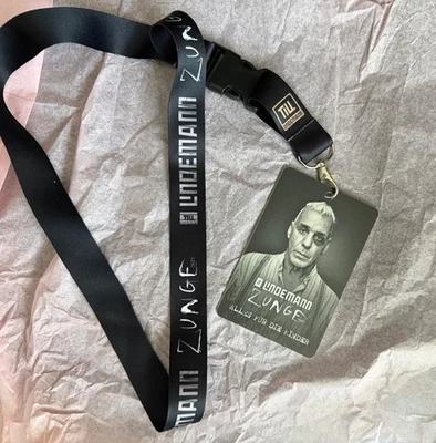 Till Lindemann von Rammstein - Zunge 2025 - LANYARD + COLLECTOR´S PASS LIMITIERT - Bild 1 von 2
