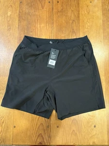 Ten Thousand Mens Interval Short Lined 7in Workout Fitness Gym BLACK XXL - Picture 1 of 5