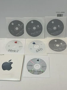 Vintage Power Mac G4 OS 9.1, 10.0.3 Restore Install CDs OEM - Picture 1 of 6