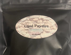 Rough Australian Opal Fossicking Paydirt - Lightning Ridge black opal bag - - Foto 1 di 8