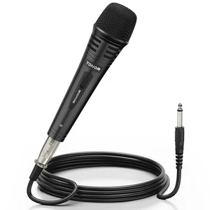 K1 Vocal Microphone for Singing, Dynamic Handheld Wired Karaoke Mic, Microfon... - Picture 1 of 7