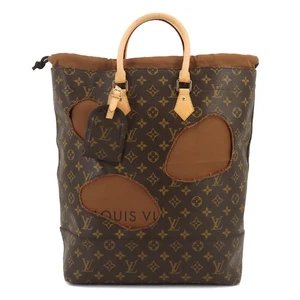 LOUIS VUITTON Monogram with Holes Tote Bag Rei Kawakubo Brown M40279 90216324 - Picture 1 of 10