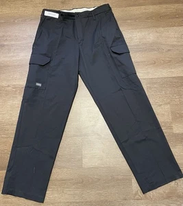 UniFirst Men’s Work Cargo Pants Black 32x30 - Picture 1 of 3