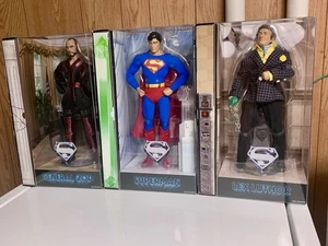 Superman Movie 12" Christopher Reeve Matty Collector Mattel Lex Luthor Gen Zod - Picture 1 of 11