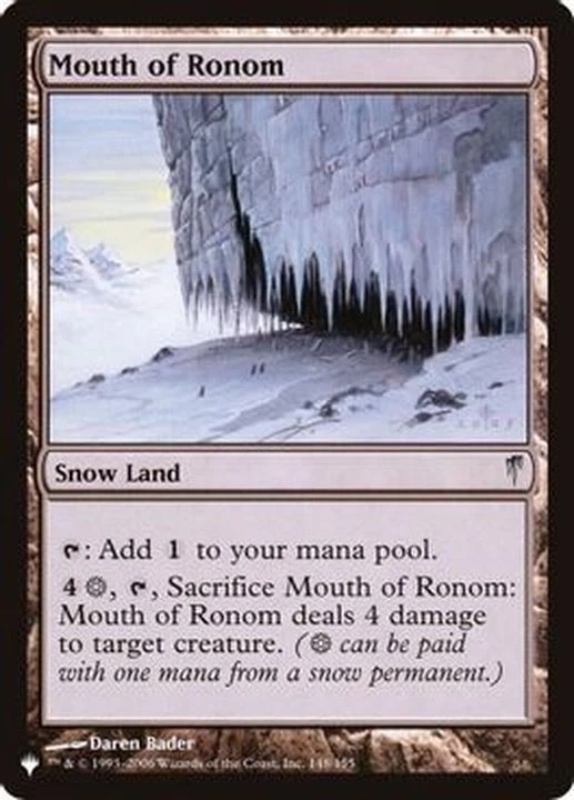 MTG Mouth of Ronom English [ The List ] - Image 1 of 1