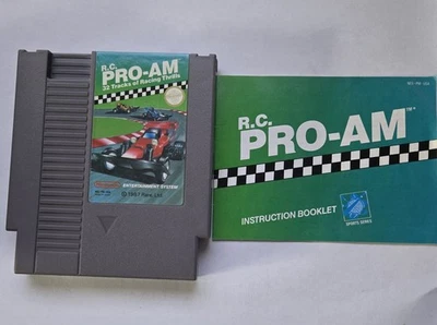 R.C. Pro-Am (Nintendo Entertainment System, 1988) w/ Manual! - Image 1 of 3