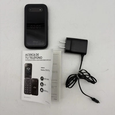 Nokia 2760 Flip 4G LTE N139DL Cellphone 2.8" 5MP Locked Tracfone Kaios 3.0 WiFi - Image 1 of 4