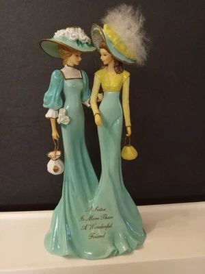 Figura Colección Hermanas Amadas Thomas Kinkade # 9363 A, 2009. Foto 1 de 4