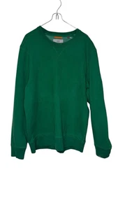 Sudadera Jack Spade Mujer Terry Francés Cuello Redondo Raglán Pullover Verde Grande - Imagen 1 de 10
