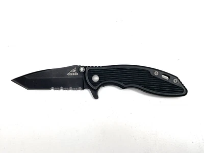 Gerber Torch I Manual Folding Knife 3.5" Clip Point Combination Blade - Image 1 of 4