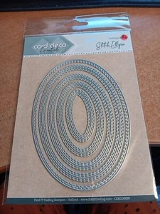 CUTTING DIES FOR SCRAPBOOKING NEW (J1285) CARD DECO ESSENTIALS STITCH ECLIPSE - Picture 1 of 2