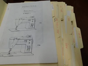 Various Singer Sewing Machine & Serger Instructions- Manuals-Parts Lists U Pick - Picture 1 of 59