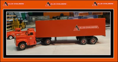 Remolque tractor Corgi B-61 personalizado 1:50 en auténticos colores Allis Chalmers Foto 1 de 4