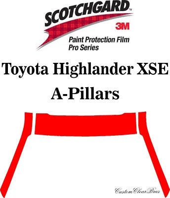 Película de protección de pintura 3M Scotchgard serie Pro 2021 2022 Toyota Highlander XSE Foto 1 de 3