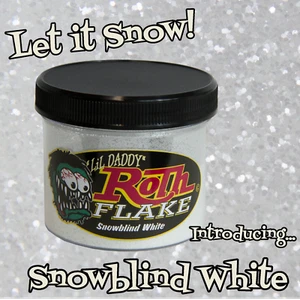 Lil' Daddy Roth Metal Flake - Snowblind White - Picture 1 of 1