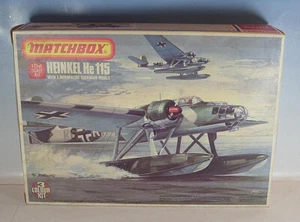 Matchbox 1/72 kit/kit n.o PK-401 Heinkell He 115 hidroavión 3 colores embalaje original #4659 - Imagen 1 de 2