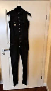Philipp Plein Overall Jumpsuit schwarz Größe L Jeans - Bild 1 von 6