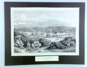 Orig.- Lithographie CONSTANZ vom Tabor, Konstanz, um 1850 - Bodensee - Bild 1 von 3