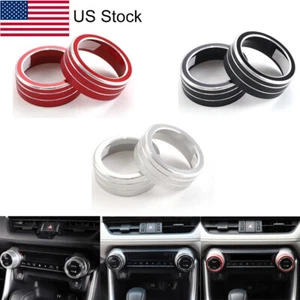 For Toyota Rav4 2019-2021 Air Conditioner Climate Switch Knob Button Ring Cover - Picture 1 of 21