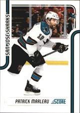 2011-12 Score Hockey Glossy #383 Patrick Marleau