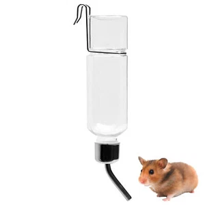 350ml Rabbit Water Bottle Small Pets Hamster Drinking Water Dispenser Hanger - Picture 1 of 11