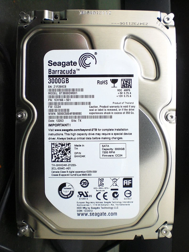 Seagate Desktop HDD 3tb 7.2k 64mb SATA III 3.5''