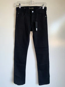 NWT DL1961 Hawke Skinny ActiveX Black Panther Jeans Boys Size 16 - Picture 1 of 11