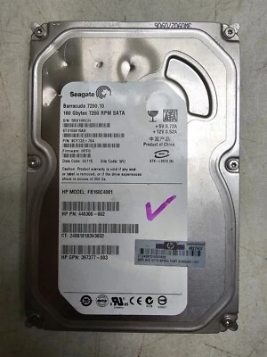 Seagate Barracuda 7200.10 160GB SATA Internal Desktop Hard Drive Mo: ST3160815AS - Image 1 of 3