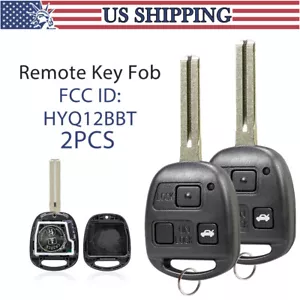 2 For 2004 2005 2006 Lexus RX330 Remote Key Combo Keyless Entry Fob HYQ12BBT - Picture 1 of 9