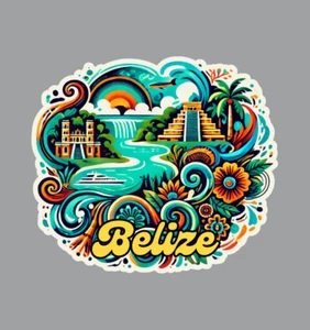 Belize Laptop Aufkleber - Bild 1 von 5