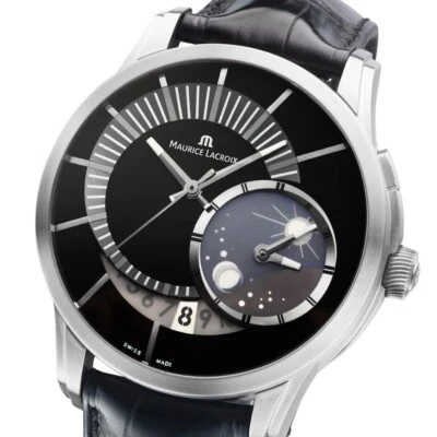 Maurice Lacroix Pontos Décentrique GMT Automatik Herrenuhr PT6108-TT031-391 NEU - Bild 1 von 4