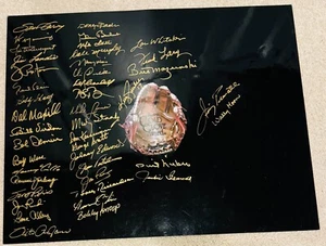 GOLD HANDSCHUH AWARD GROUP SIGNIERTES AUTOGRAMM 16X20 FOTO COA 43 SIGS BASEBALL MLB - Bild 1 von 1