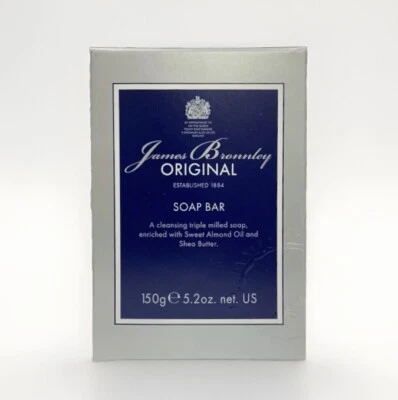 James Bronnley Original Soap Bar Hydrating 150g - Sweet Almond Oil & Shea Butter
