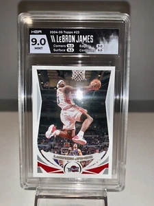 HGA COMO NUEVO 2004 TOPPS LeBRON KING James #23 (tarjeta de segundo año) como nuevo hga 9 - Imagen 1 de 2