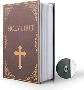 Diversion Book Safe Storage Box (9.5"6"2.2"), Dictionary Secret Safe with Securi - Picture 1 of 12