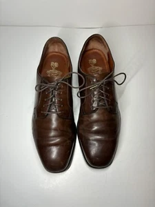 Zapatos de vestir vintage Florsheim Duckie marrón para hombre 10,5 D punta lisa Derby - Imagen 1 de 12