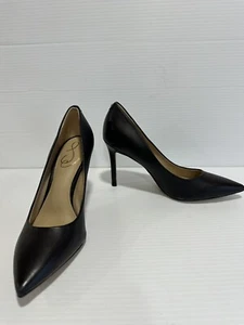 Sam Edelman Vienna Pumps, Black Leather, Women's 7.5 - Picture 1 of 8