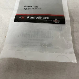 Radio Shack Green LED Sub Mini "Gull Wing" 1.8mm 276-0322 - Picture 1 of 3