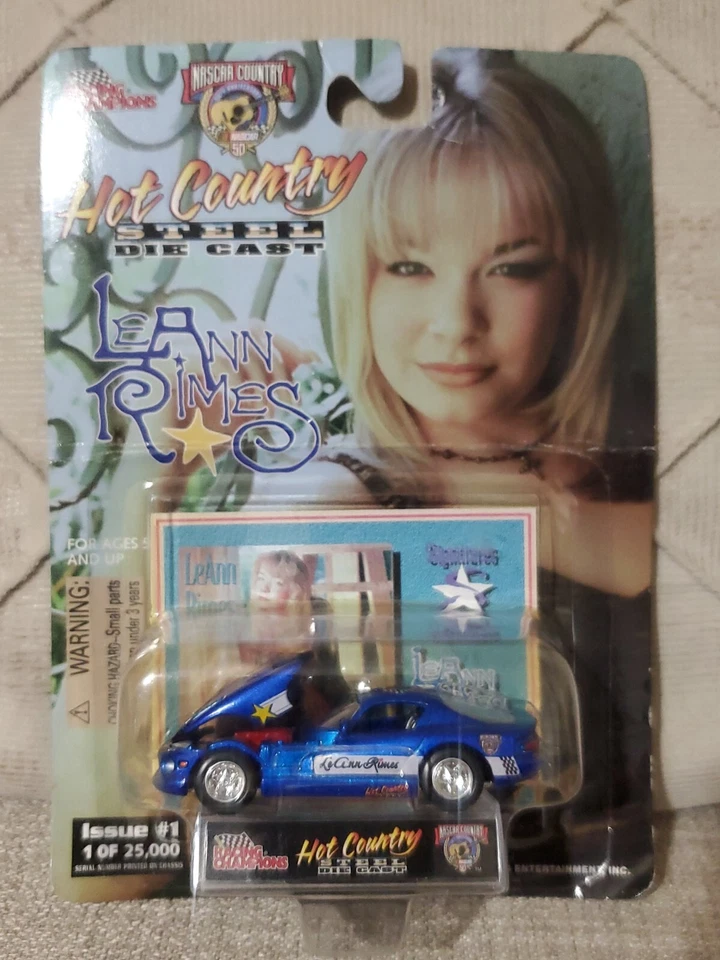 Racing Champions Hot Country Steel LeAnn Rimes '96 Viper GTS Blue 1:64 - Image 1 of 1
