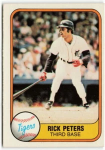 1981 Rick Peters Fleer Rookie - Detroit Tigers - Picture 1 of 2