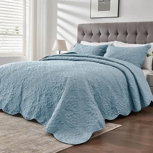 Oversized King Bedspreads 128X120 for Extra Tall King/Californi - Picture 1 of 12
